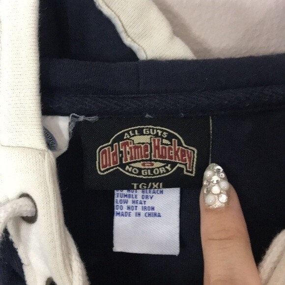 USA hockey lace up pullover sweater ladies size XL - Picture 5 of 11